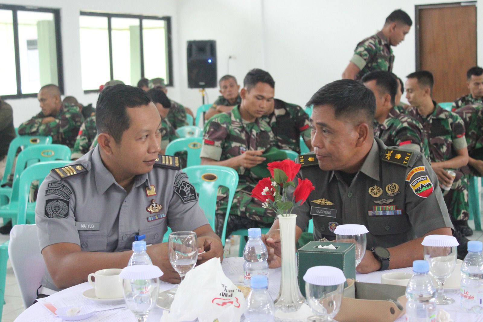 Koordinasi Sekaligus Ikuti Donor Darah di Kodim 0303 Bengkalis Sempena Hari Juang TNI AD KE-78